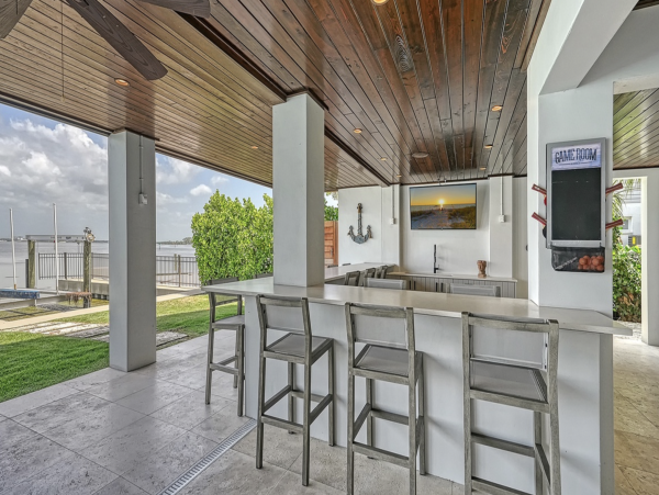 Bayfront Luxury Vacation Rental in Holmes Beach with Private Dock, Pool & Spa